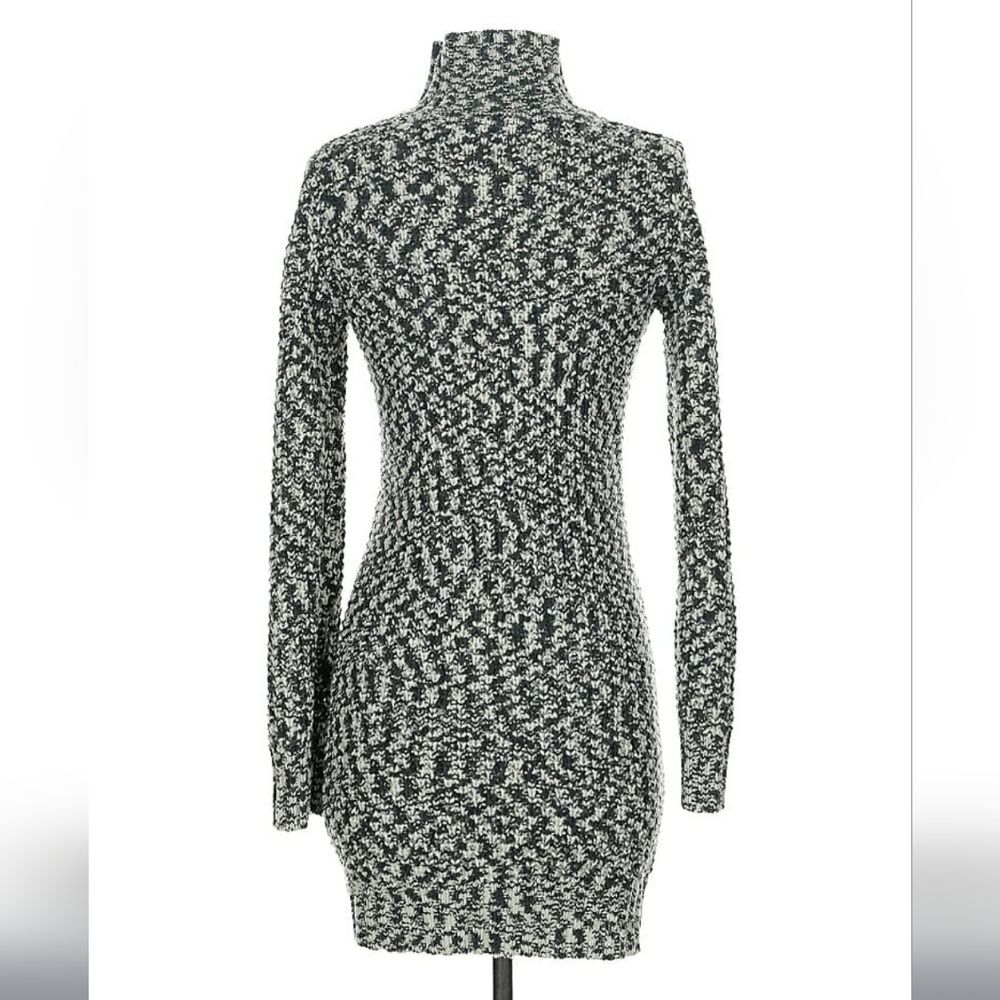 RARE Moda International Victoria's Secret Gray White Wool Sweater Dress Size S - Picture 7 of 7